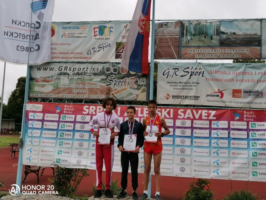 Atletičar Jasenice Pavle Mitrović osvojio bronzanu medalju na Prvenstvu Srbije u trci na 800 metara