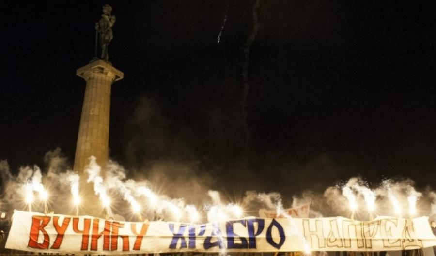 Pogledajte veličanstven vatromet na Kalemegdanu u znak podrške Predsedniku Srbije